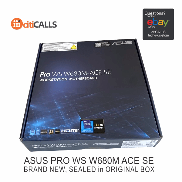 ASUS PRO WS W680M-ACE SE Motherboard - W680 LGA1700 Max.192GB DDR5 micro-ATX