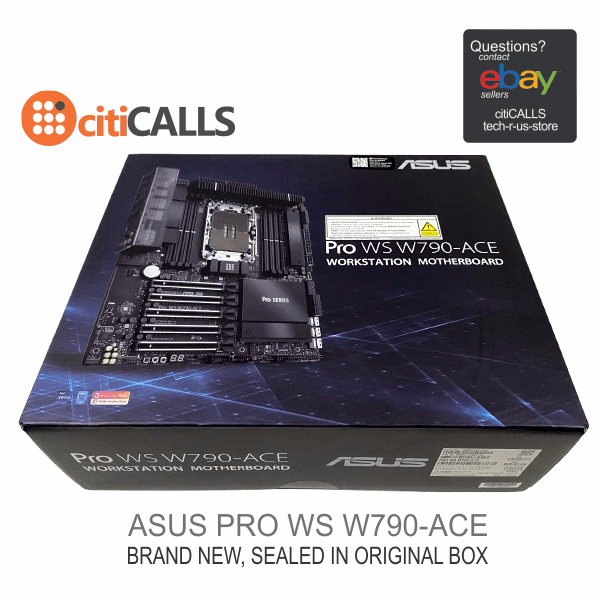 ASUS PRO WS W790-ACE Motherboard W790 LGA4677 Max.2048GB DDR5 CEB Retail