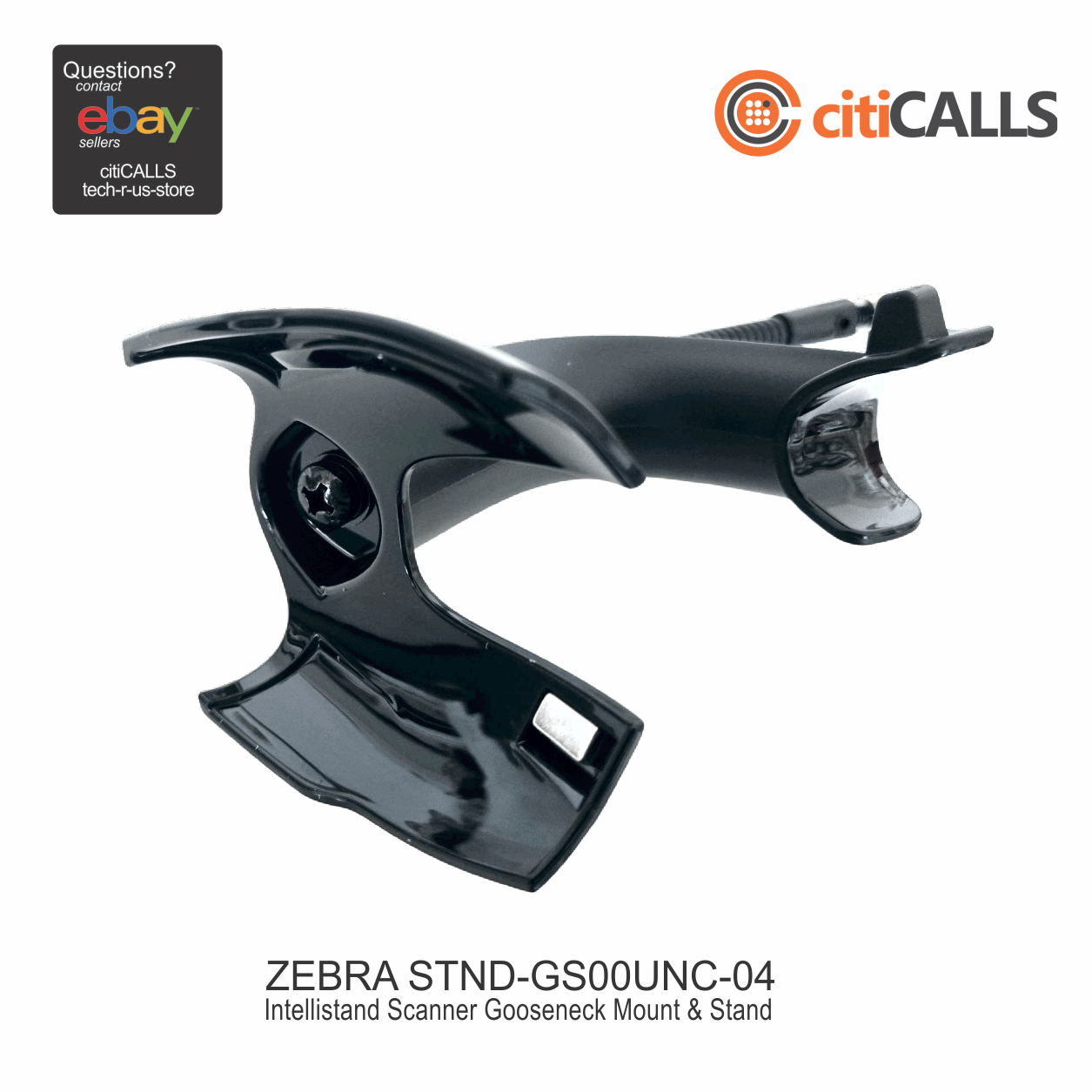Zebra STND-GS00UNC-04 Intellistand Handheld Scanner Holder - Black