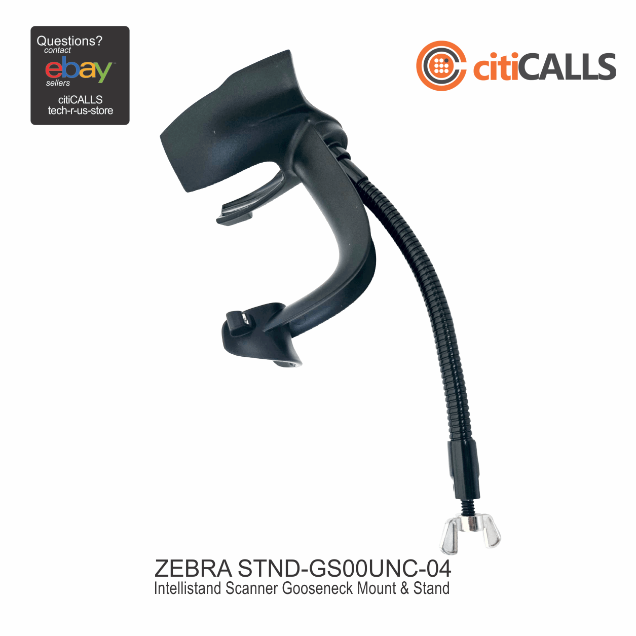 Zebra STND-GS00UNC-04 Intellistand Handheld Scanner Holder - Black