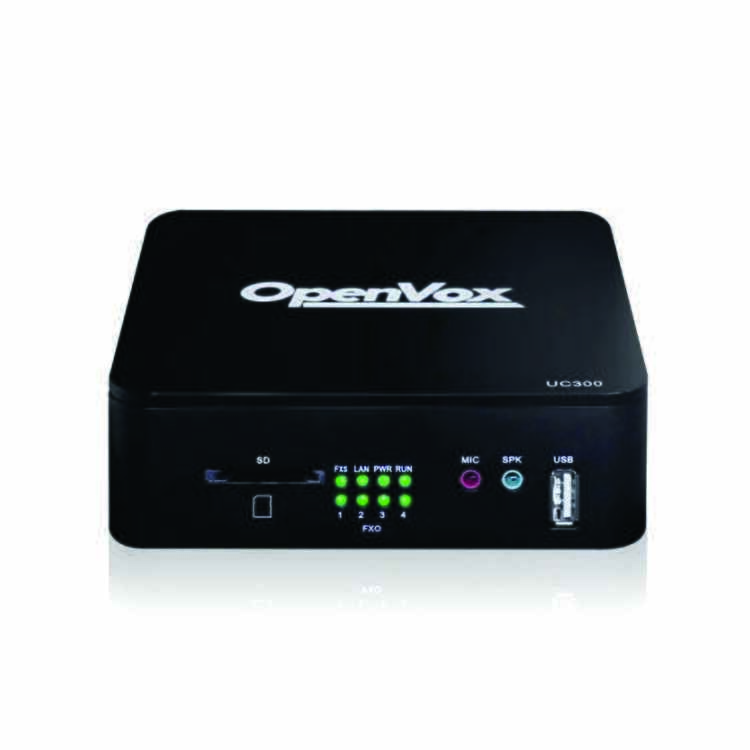 OpenVox UC300-A14EM1 SOHO Desktop 60 Users PBX with 1 FXS 4 FXO