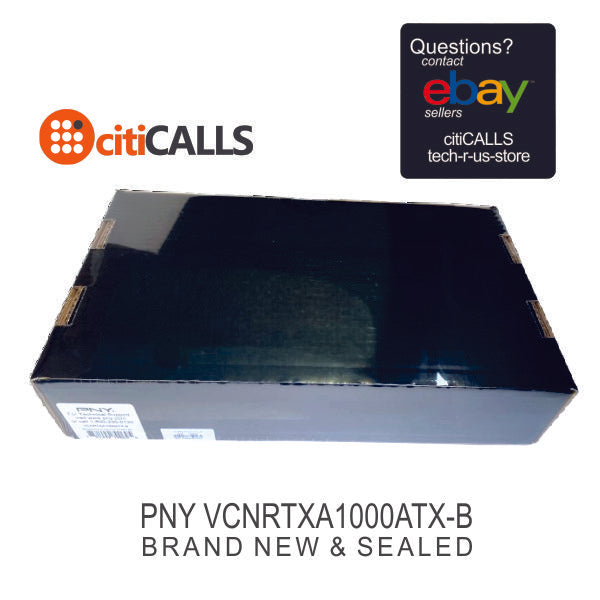 PNY VCNRTXA1000ATX-B NVIDIA Quadro RTX A1000 8GB GDDR6 - Graphic Card