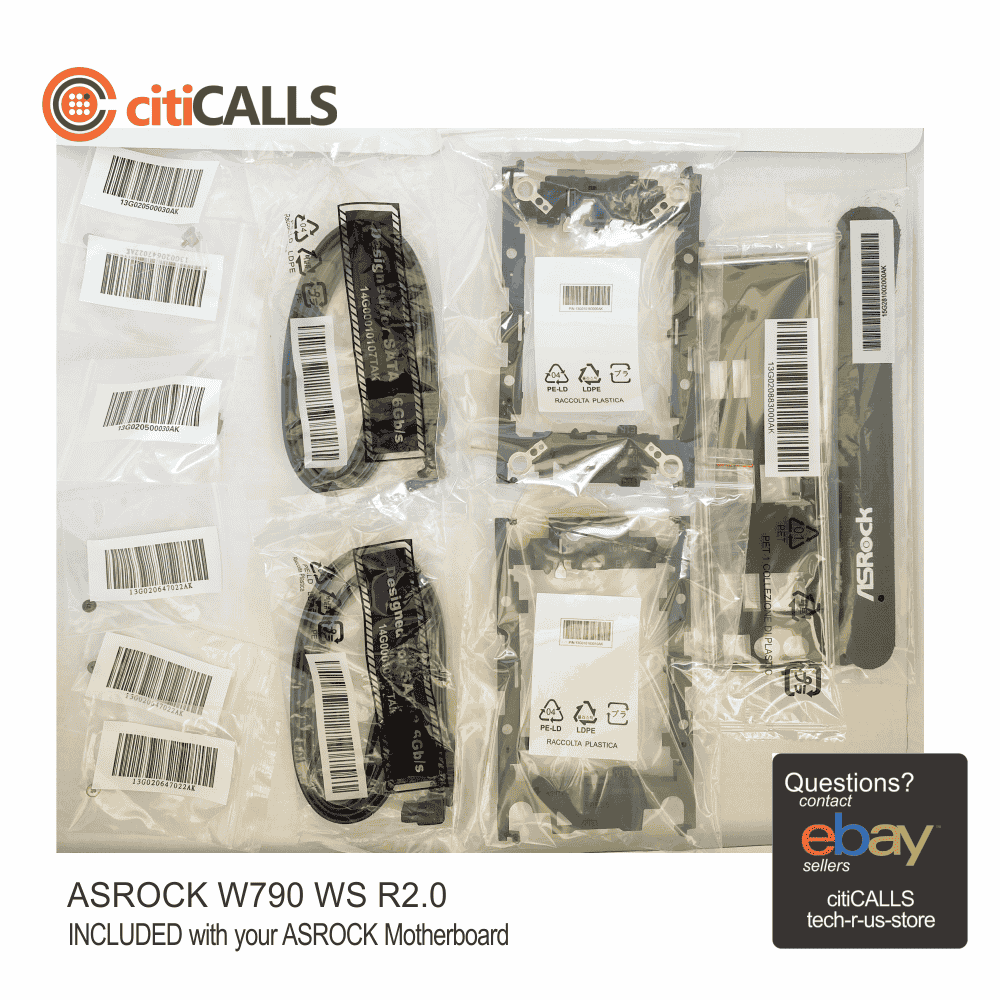 ASRock W790 WS R2.0 Motherboard - W790 LGA4677 Max2TB DDR5 PCIe EATX Retail