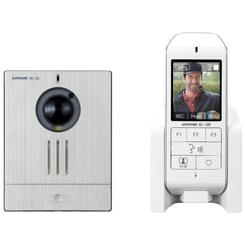 Aiphone WL-11 Wireless Video Intercom Set 4-Piece, Includes WL-DA (Door Station)