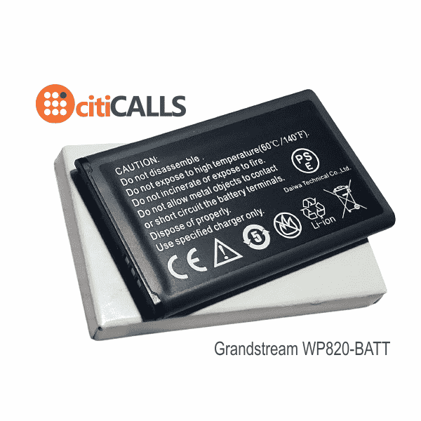 Grandstream GS-WP820-BATT 1500mAh Li-ION Battery for WP820 DP730 Phones