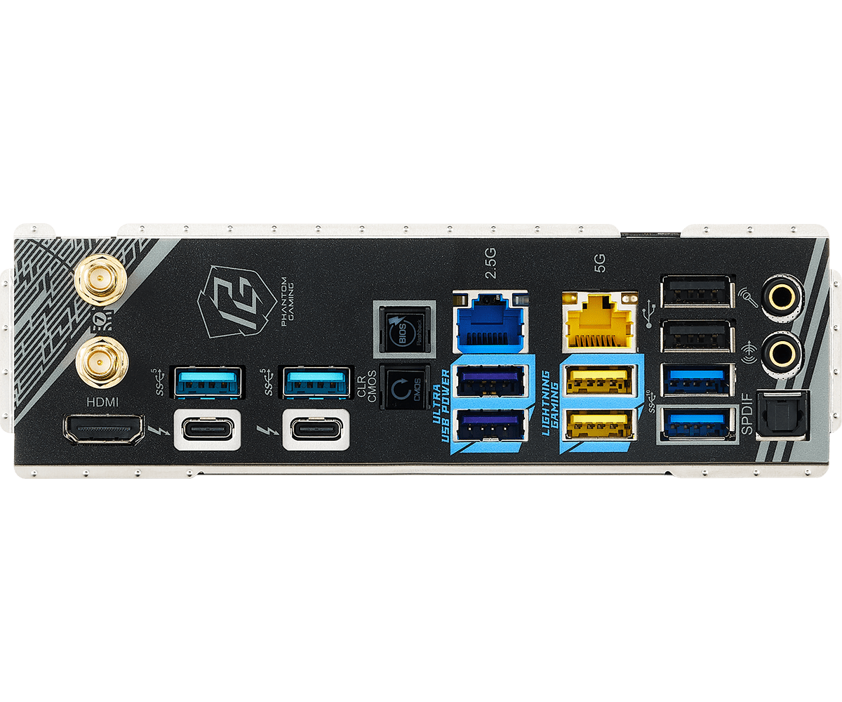 ASRock Z890 NOVA WIFI MB Intel Core LGA1851 DDR5 5G/2.5G LAN HDMI RAID M.2 ATX
