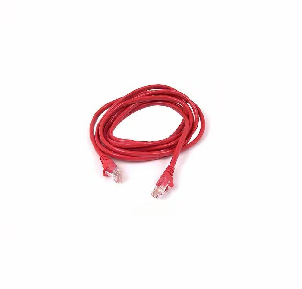 Belkin A3X189-03-RED-S Cat. 6 UTP Cable - RJ-45 Male - 3ft - Red