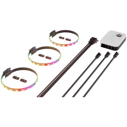 HYTE ACC-HYTE-LS10-B-3NP LS10 qRGB Light Strips with NP50 Retail