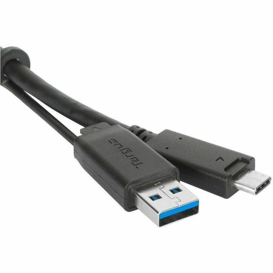 Targus ACC1133GLX 1M USB-C Male with Screw to USB-C Male Cable with USB-A Tether