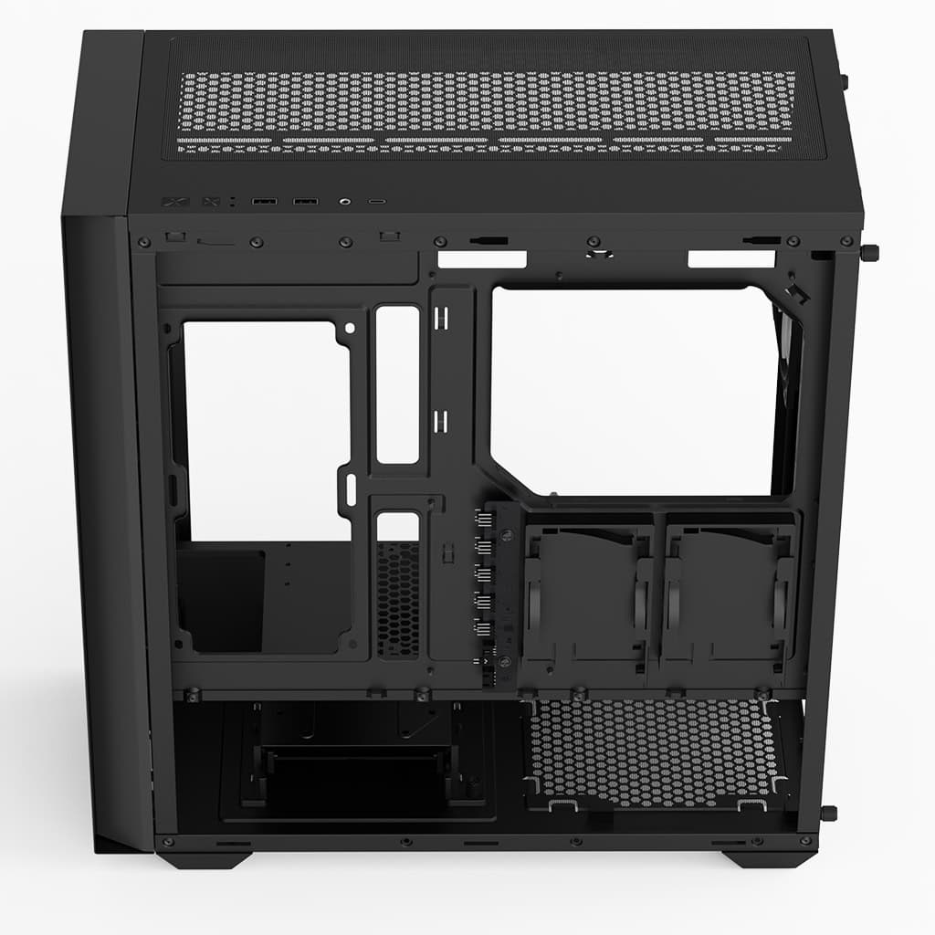 AeroCool ACCM-DS02043.11 D502A Mid-Tower Computer Case - Black