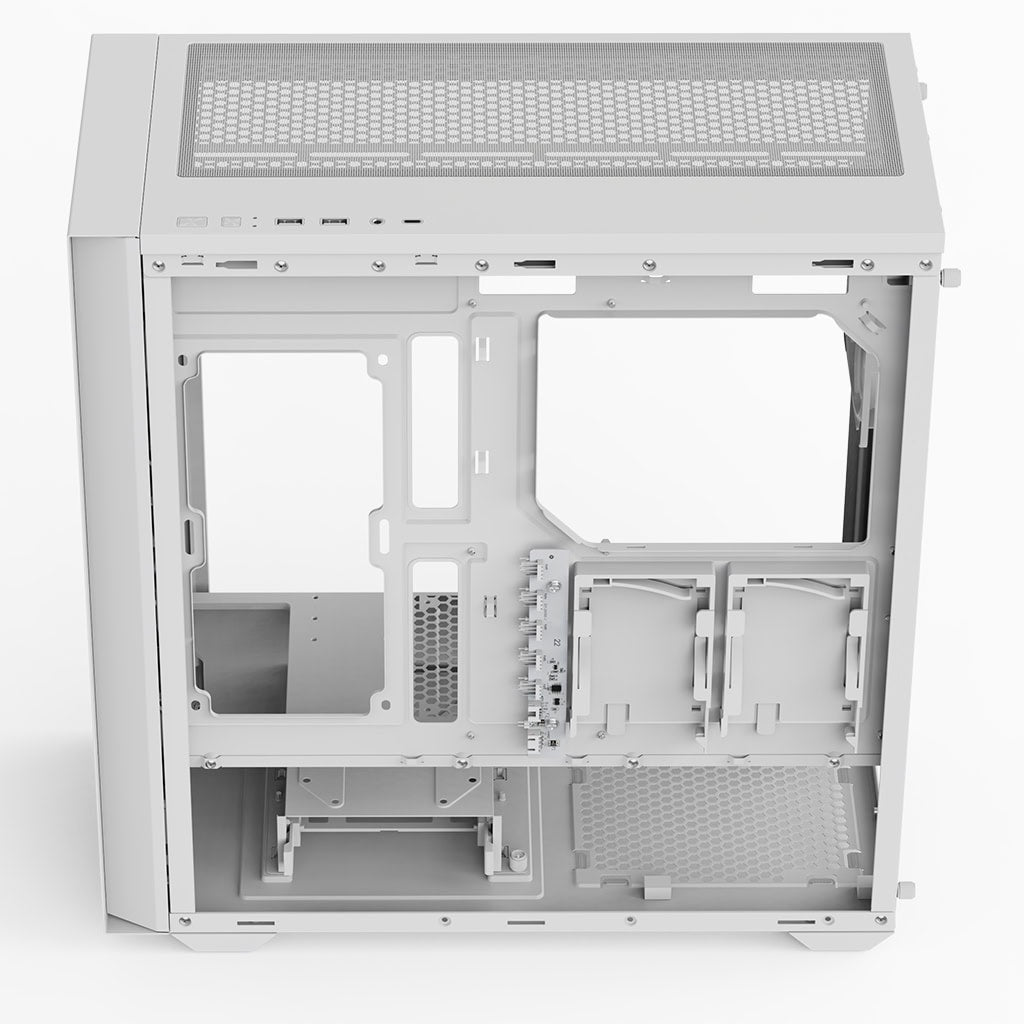 AeroCool ACCM-DS02043.21 D502A Mid-Tower Computer Case - White
