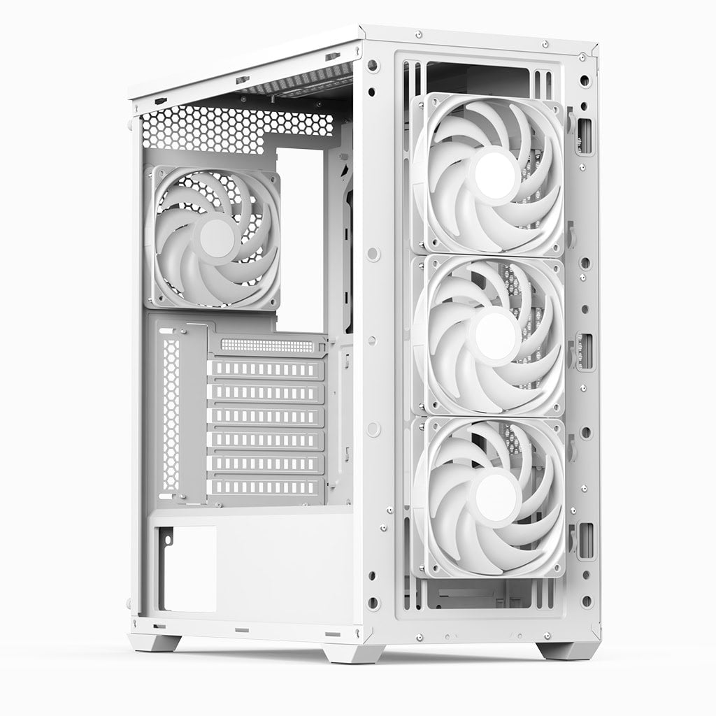 AeroCool ACCM-DS02043.21 D502A Mid-Tower Computer Case - White