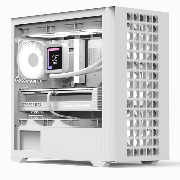 AeroCool ACCS-DS04043.21 D302A Mini-Tower Computer Case - White