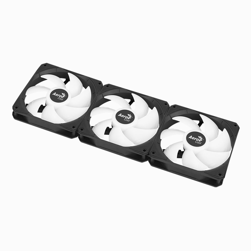 Aerocool ACF3-LK11227.11 Link 3-Pack 120mm ARGB Computer Cooling Fan