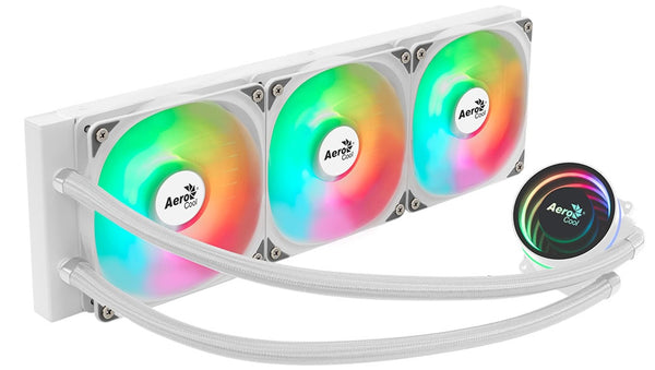 AeroCool ACLA-OA36117.21 Oasis L360 360mm ARGB CPU Liquid Cooler - White