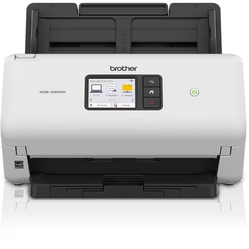 Brother ADS-3300W Hi-Speed Color Duplex Scanner w ADP 48-Bit 40ppm WiFi USB