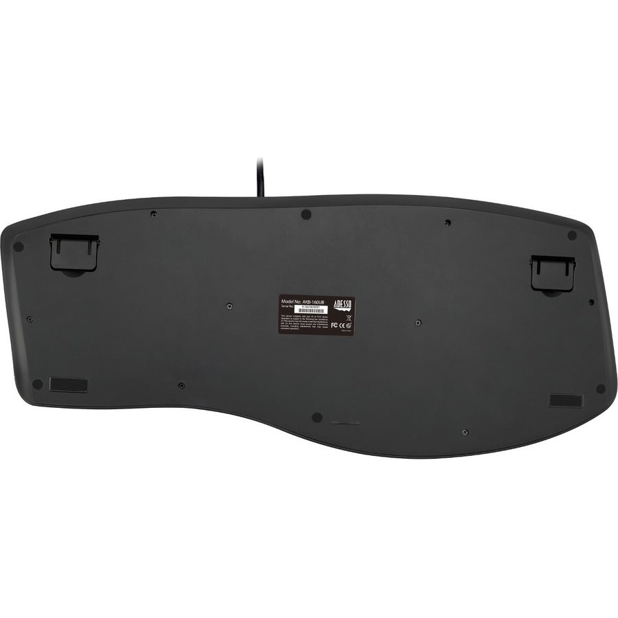 Adesso AKB-160UB TruForm Ergonomic Desktop Keyboard - Cable - 104 Key(s)