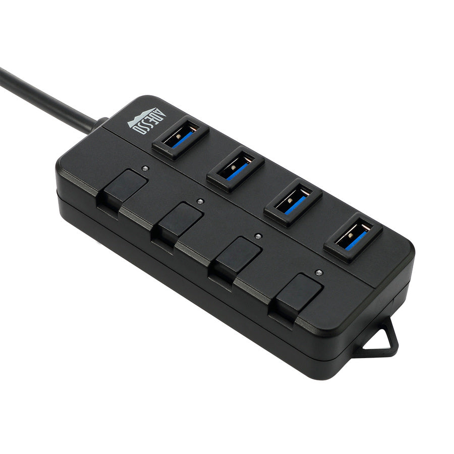 Adesso AUH-3040 - Hub - 4 x SuperSpeed USB 3.0 - desktop - External