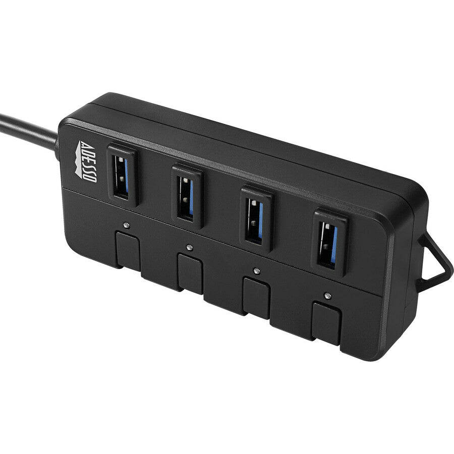 Adesso AUH-3040 - Hub - 4 x SuperSpeed USB 3.0 - desktop - External