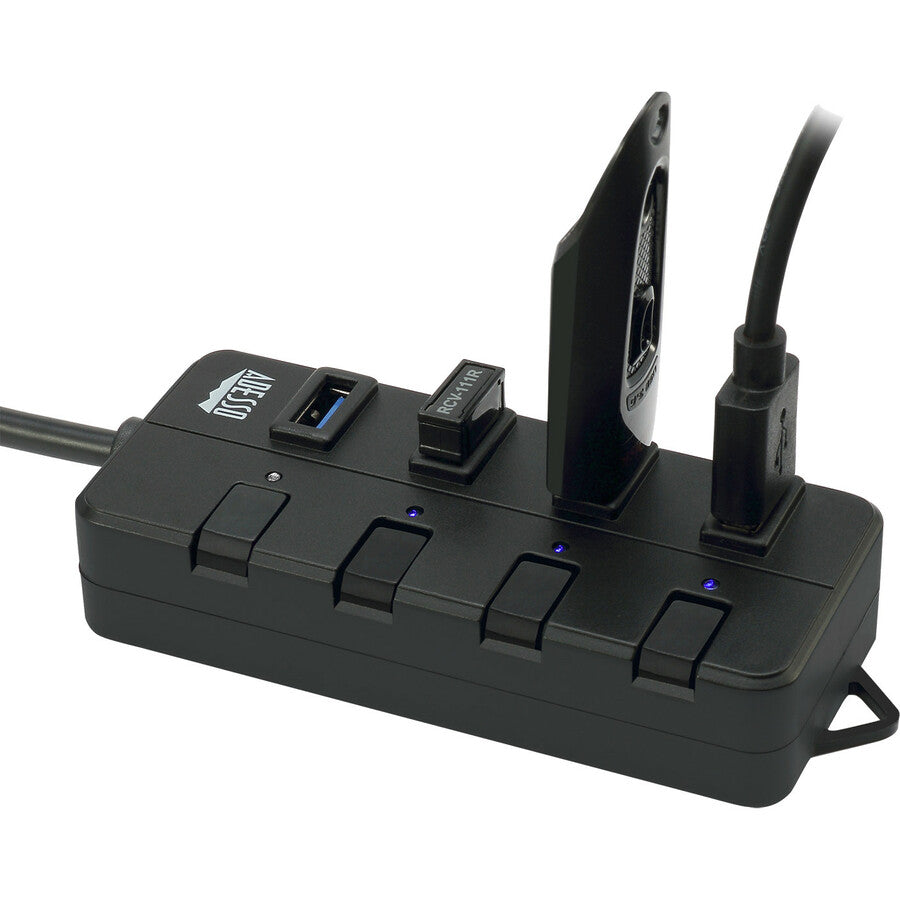 Adesso AUH-3040 - Hub - 4 x SuperSpeed USB 3.0 - desktop - External