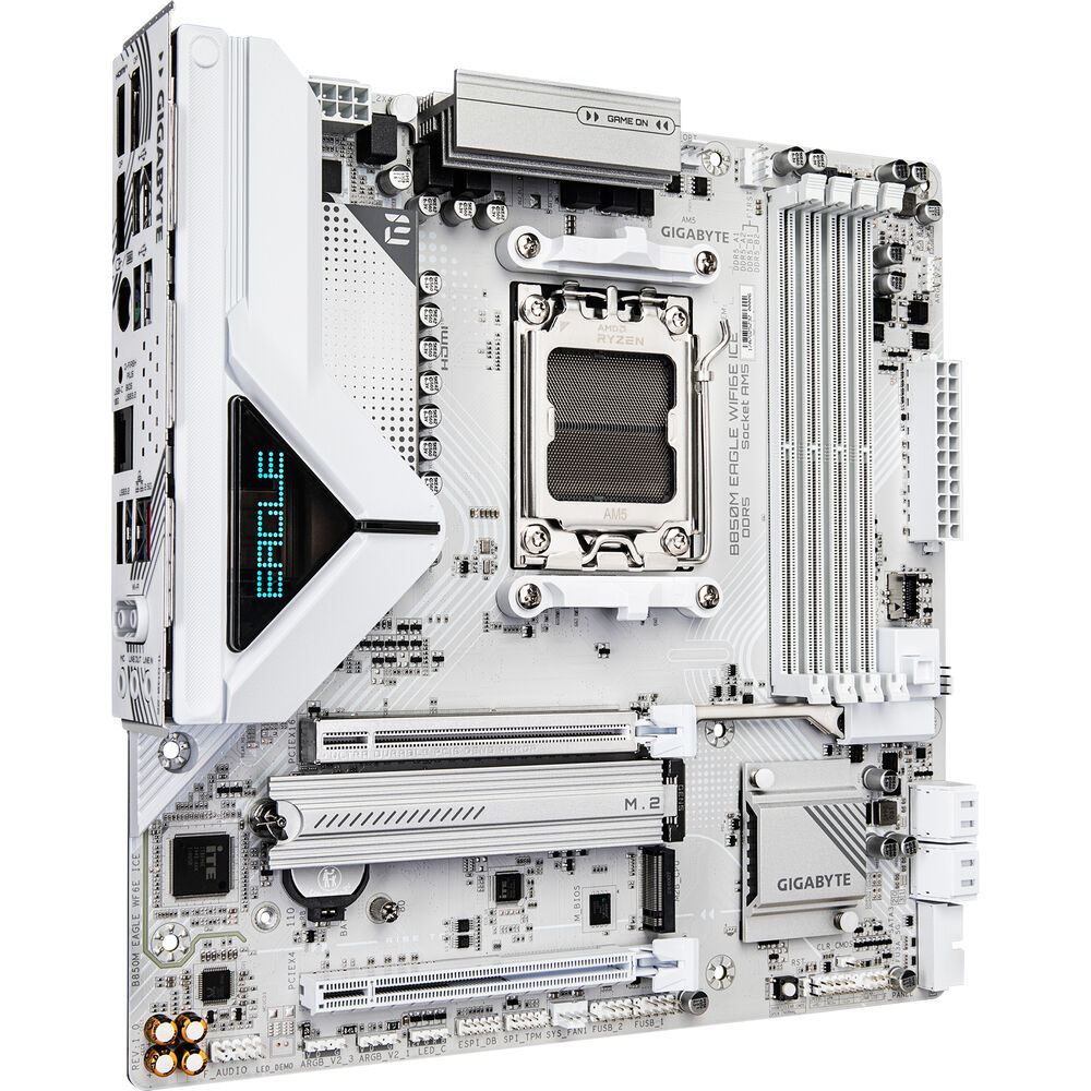Gigabyte B850M EAGLE WIFI6E ICE Motherboard - AMD B850 AM5 Max256GB DDR5