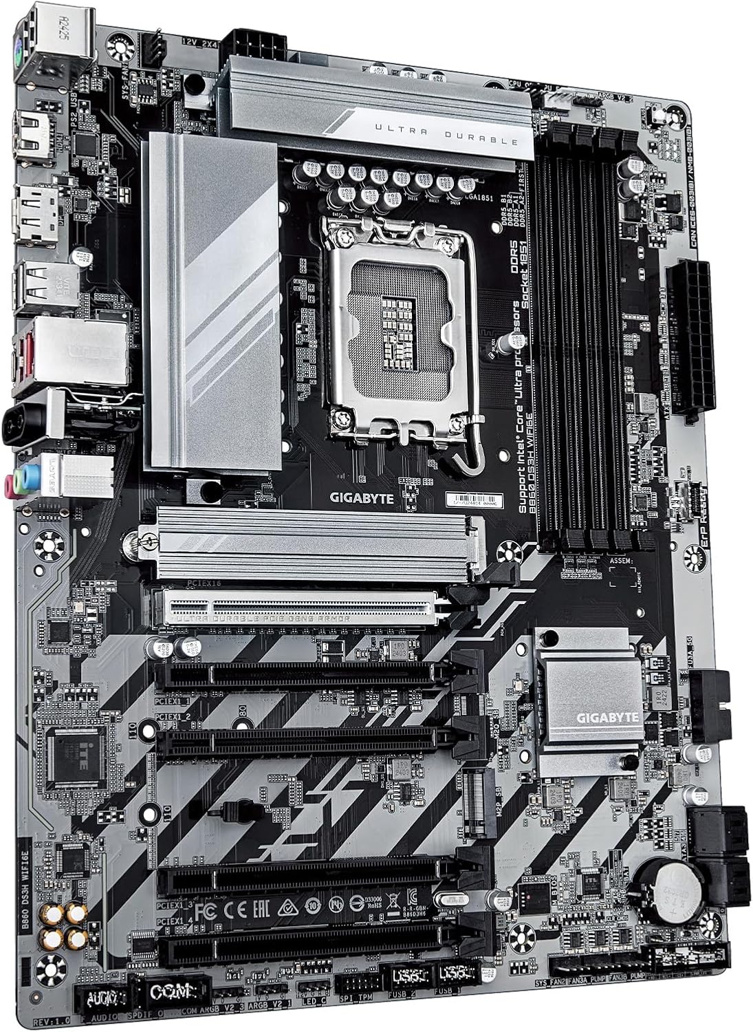 Gigabyte B860 DS3H WIFI6E Intel Core Ultra (Series 2) LGA 1851 Motherboard, ATX