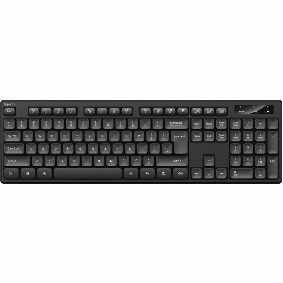 Belkin BBZ010tt Wireless Keyboard and Mouse Combo for Windows OS - Black
