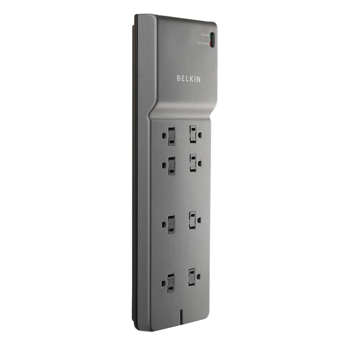 Belkin BE108230-06 8 Outlet Surge Protector with 6ft Power Cord for Home, Office