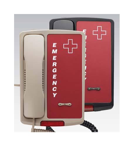 Scitec AEGIS-LBE-08BK Single Line Black Emergency Phone Desk/Wall Mountable