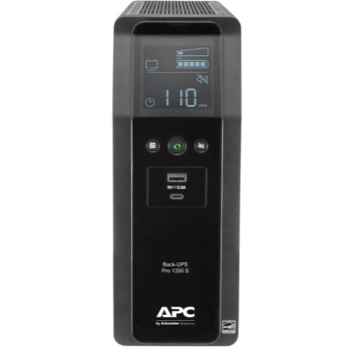 APC BR1350MS Back-UPS Pro, 1350VA/810W, Tower, 120V, 10x NEMA 5-15R outlets