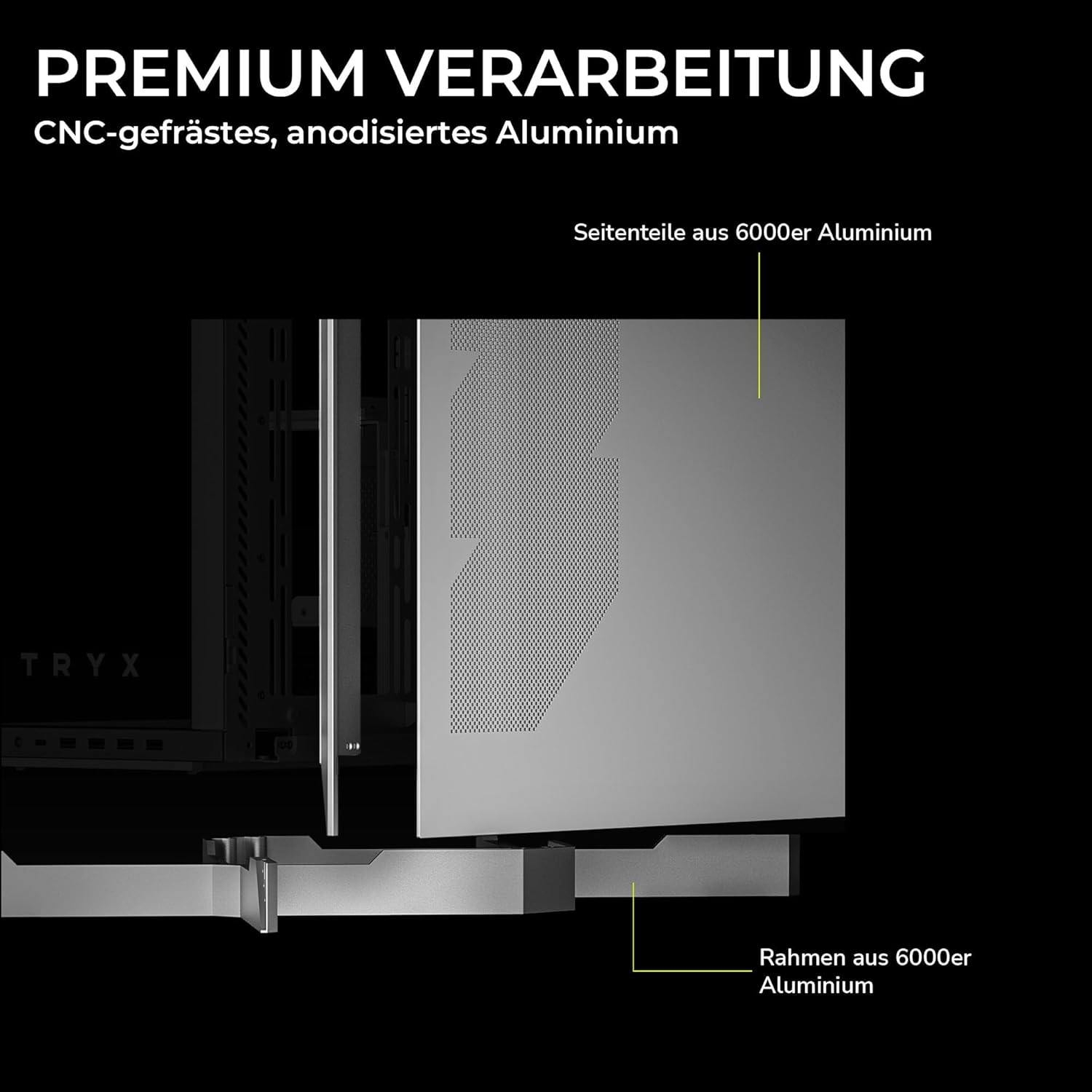 TRYX C-L700N-NN0H-G0W Computer Case - LUCA L70 Midtower White E-ATX