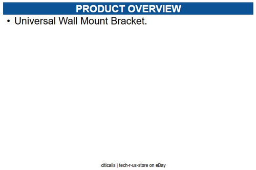 Cambium Networks C000000L136A Universal Wall Mount Bracket