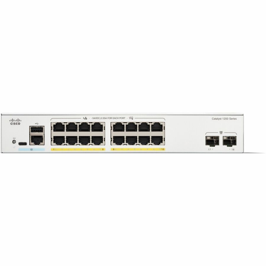 Cisco C120016P2G Catalyst Ethernet Switch - 16 Ports - Manageable