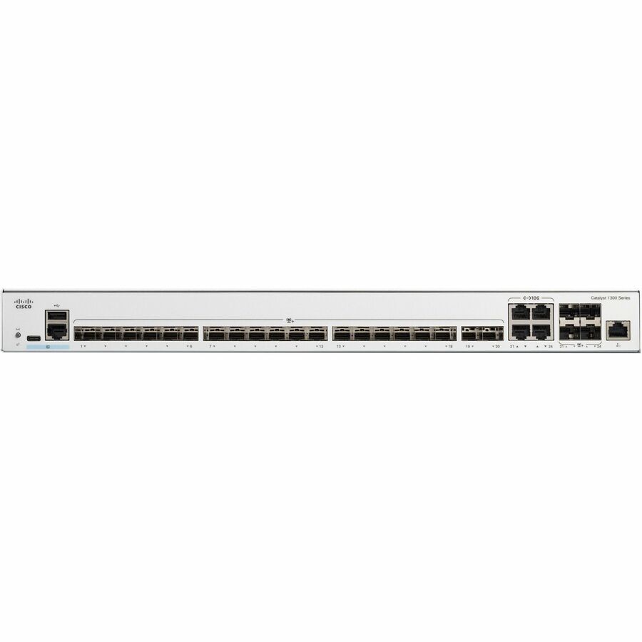 Cisco C130024XS Catalyst 1300 C1300-24XS Layer 3 Switch - Manageable