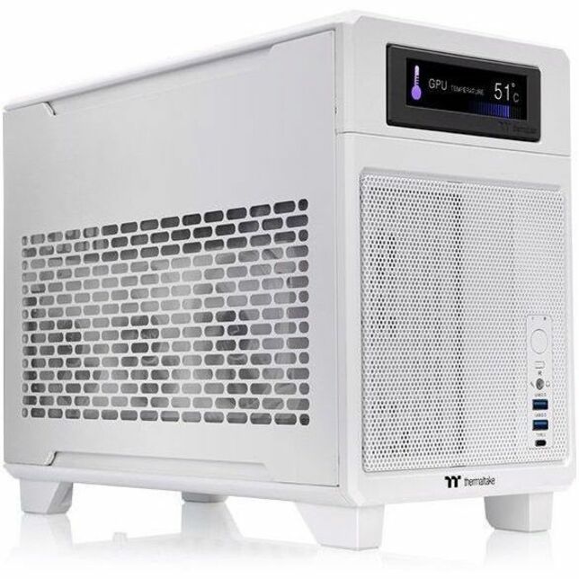 Thermaltake CA-11A-00S6NN-00 Gaming Computer Case - Mini-tower - Snow White