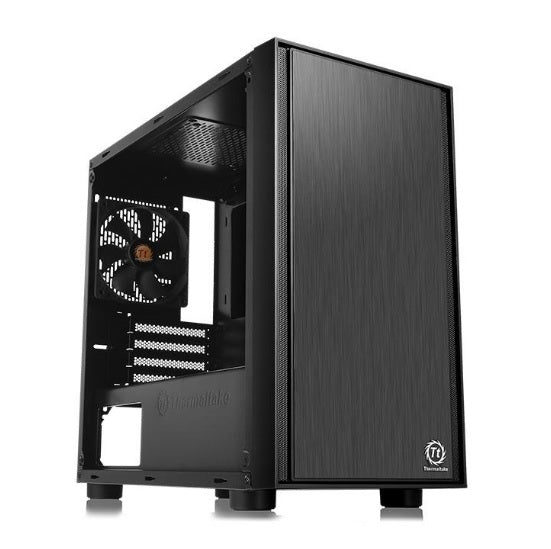 Thermaltake CA-1J1-00S1NN-00 Versa H17 Micro Case - Mini-tower - 4 x Bay - Black
