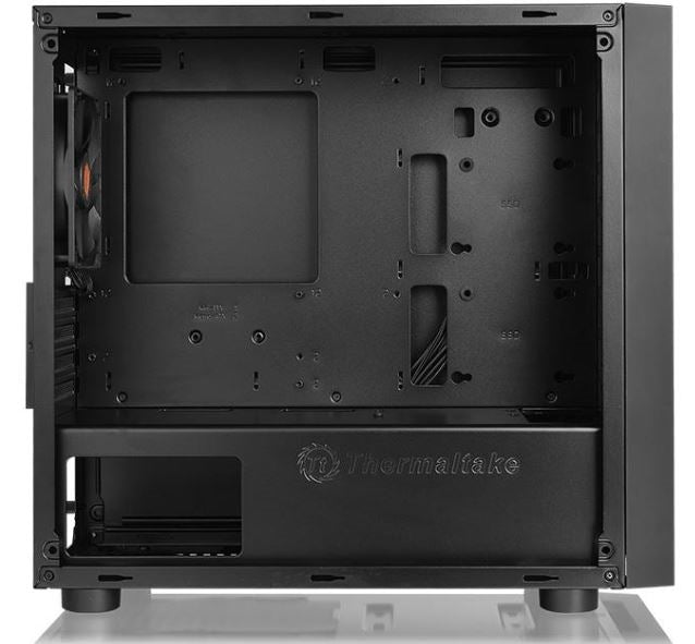 Thermaltake CA-1J4-00S1WN-01 Versa H18 TG Computer Case - Micro Tower - 4 x Bay