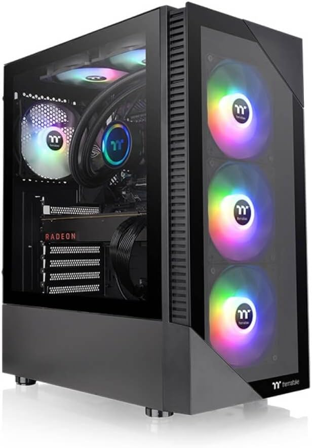 Thermaltake CA-1X3-00M1WN-00 Computer Case - View 200 TG ARGB Mid Tower ATX