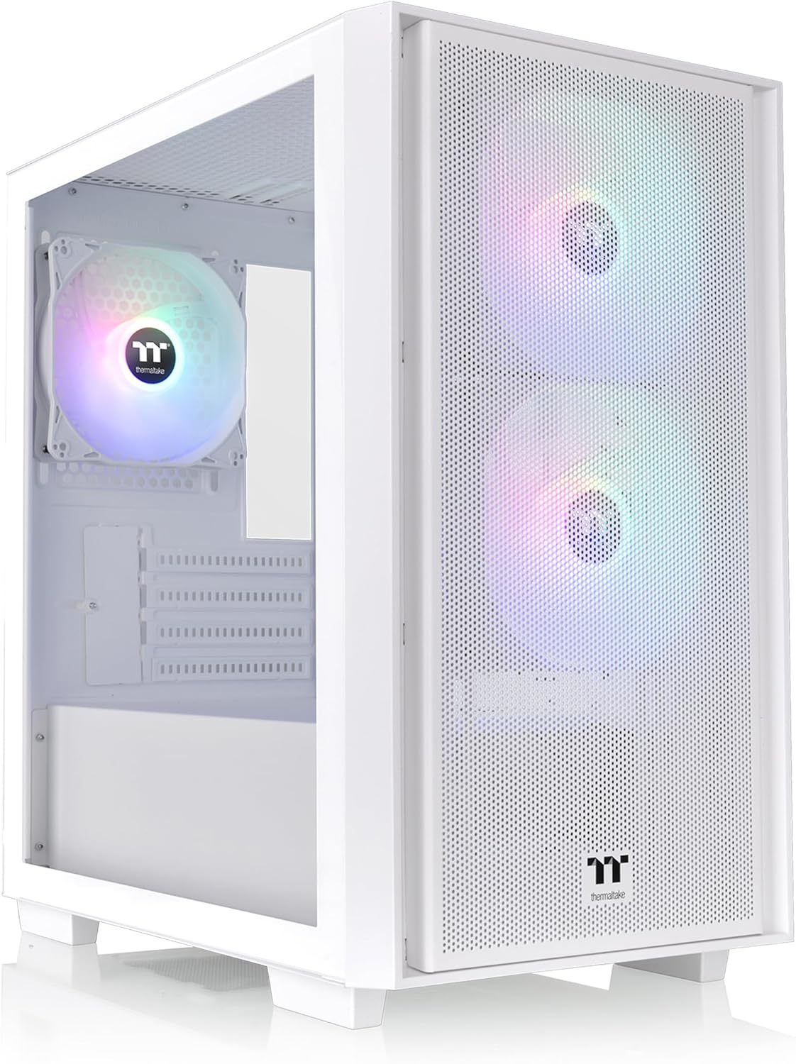 Thermaltake CA-1Y8-00S6WN-01 Computer Case - Versa H16 TG ARGB Snow MicroTower