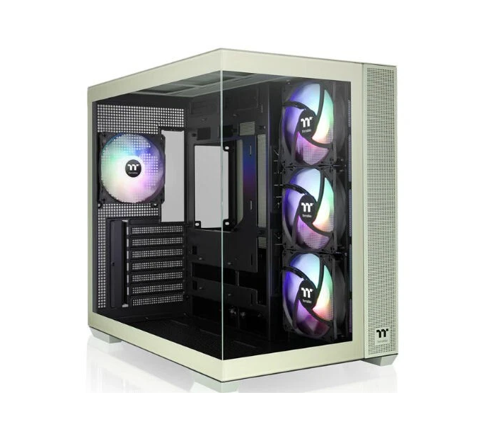 Thermaltake CA-1Z2-00MEWN-00 View 380 TG ARGB Matcha Green Mid Tower Chassis