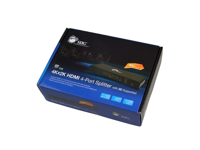 SIIG CE-H22C12-S1 4Kx2K Video 4Port Splitter with 3D Supported RTL