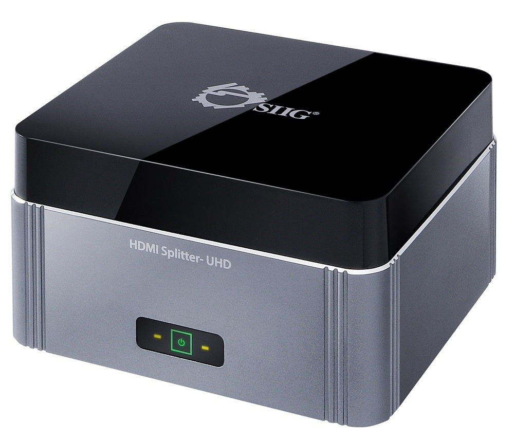 SIIG CE-H22K12-S1 Premium 2-Port Video Splitter with EDID - 4Kx2K 60Hz