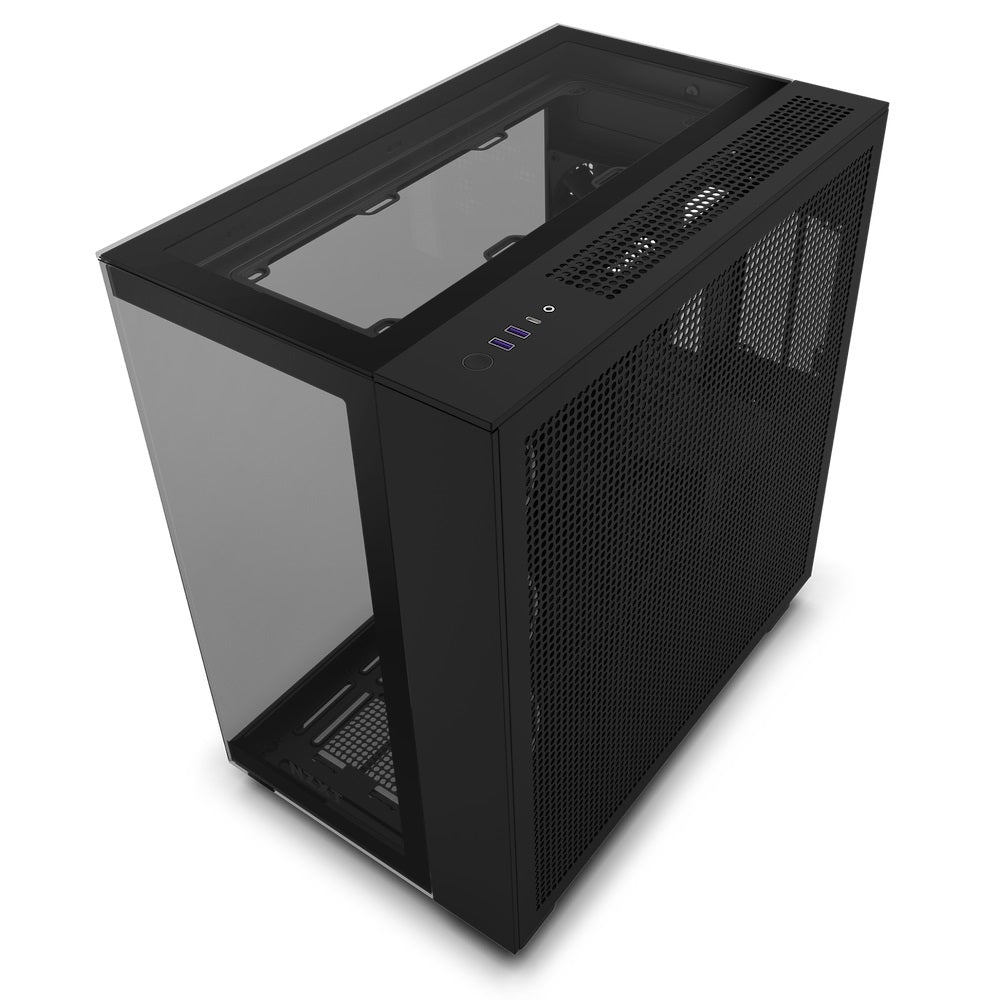 NZXT CM-H91EB-01 Case H9 Elite MID-TOWER Tempered Glass F120Q Airflow Fan Black