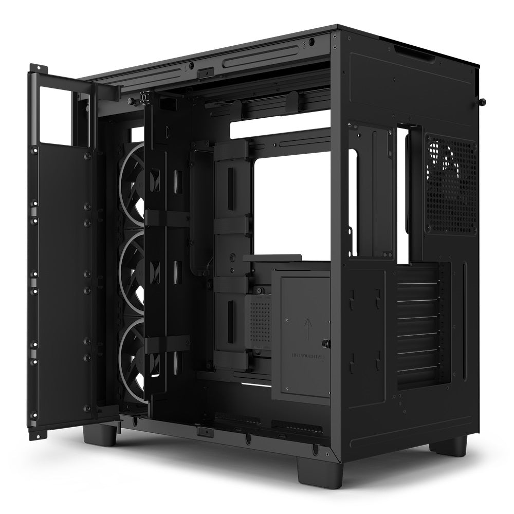 NZXT CM-H91EB-01 Case H9 Elite MID-TOWER Tempered Glass F120Q Airflow Fan Black