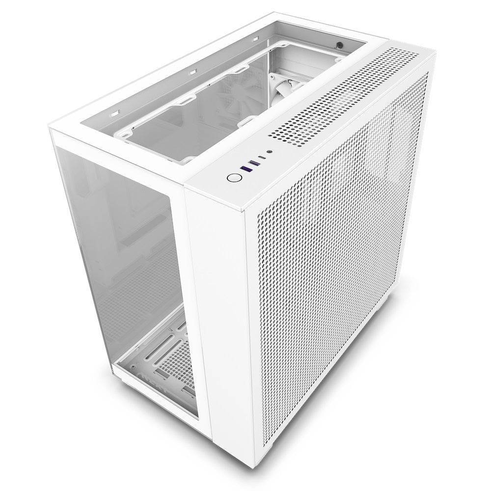 NZXT CM-H91EW-01 Case H9 Elite MID-TOWER Tempered Glass F120Q Airflow Fan White