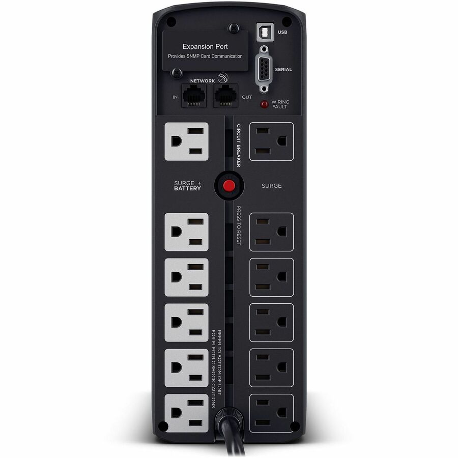 CyberPower CP1500PFCLCD PFC Sinewave UPS Systems - 1500VA/1000W, 120 VAC