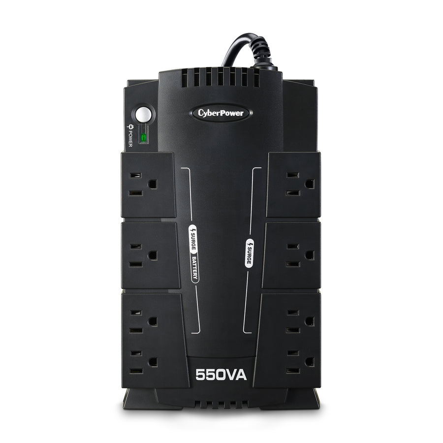 CyberPower CP550SLG Standby UPS Systems - 550VA/330W, 120 VAC, NEMA 5-15P