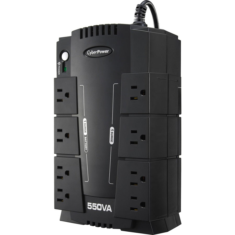 CyberPower CP550SLG Standby UPS Systems - 550VA/330W, 120 VAC, NEMA 5-15P