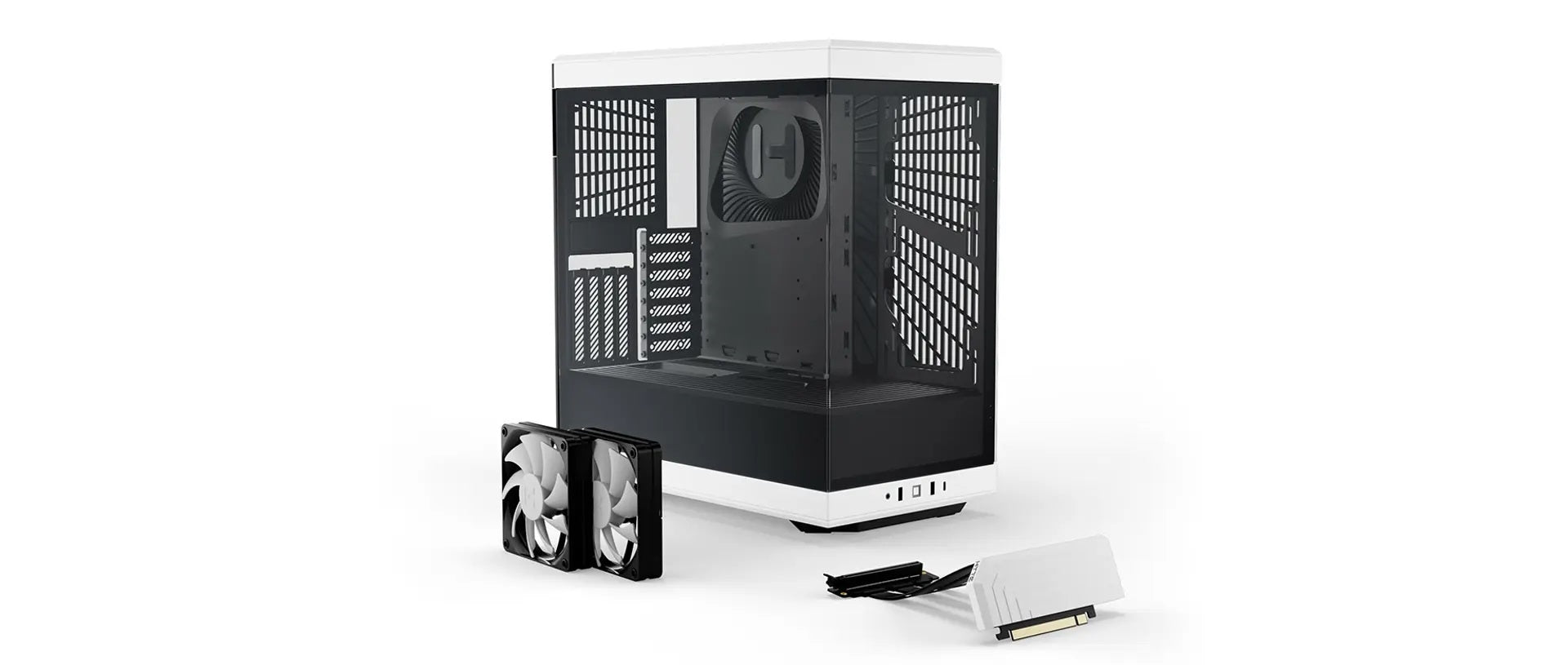 HYTE CS-HYTE-Y40-BW Computer Case - Y40 Mid tower ATX Retail