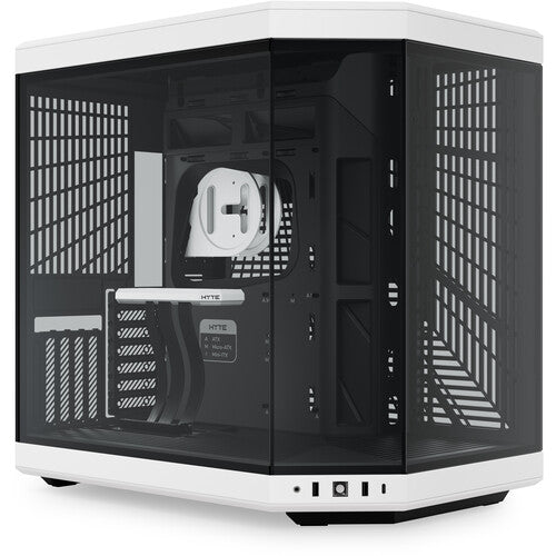 HYTE CS-HYTE-Y70-BW Computer Case - Y70 Dual Chamber Mid-Tower ATX White Retail